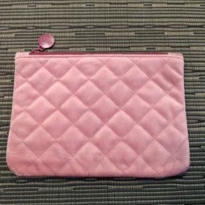 NWOT Ipsy Suede Quilted Pink Bag